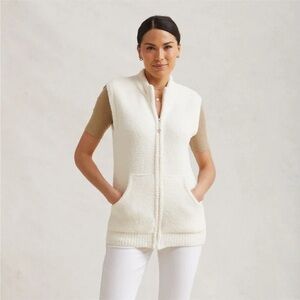 Kashwere white vest